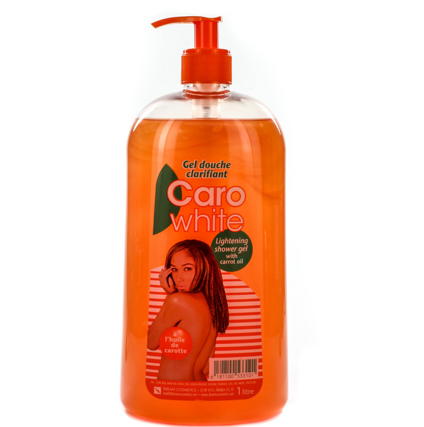 Caro White Lightening Shower Gel with Carrot Oil 1 Litre