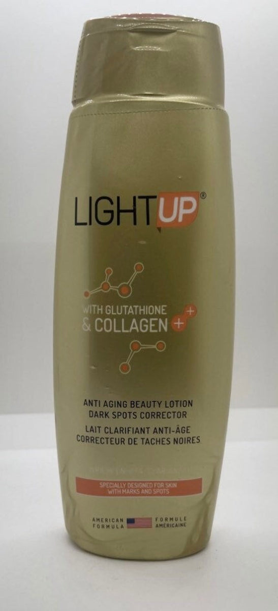 LIGHT UP(Gold / Glutathione) Anti Aging Shower Gel 13.5oz / 400ml 