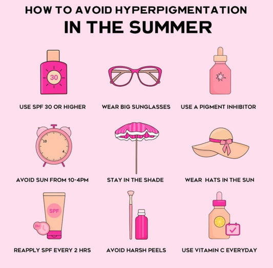 HOW TO AVOID HYPERPIGMENTATION DURING SUMMER 💕