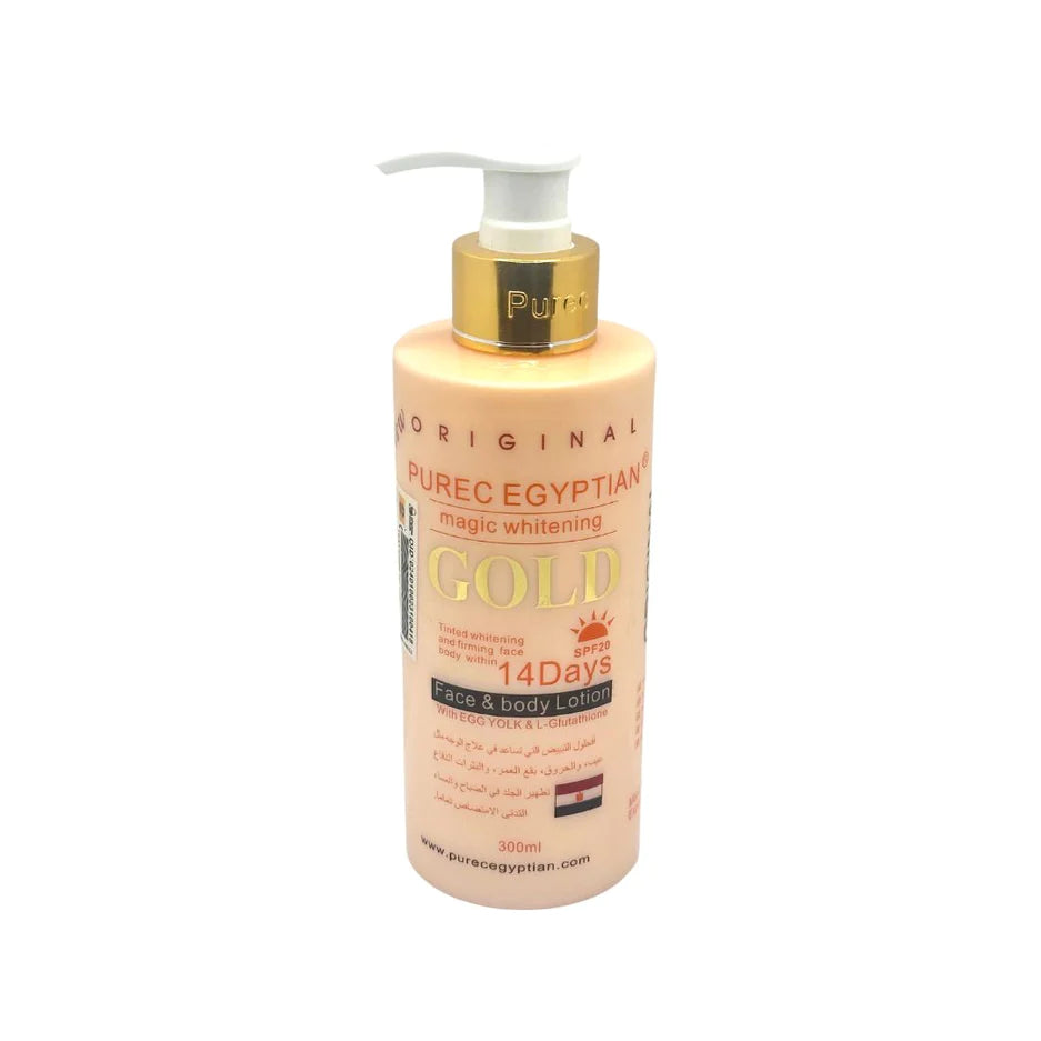 PUREC EGYPTIAN GOLD MAGIC WHITENING LOTION PURE EGYPTIAN MAGIC