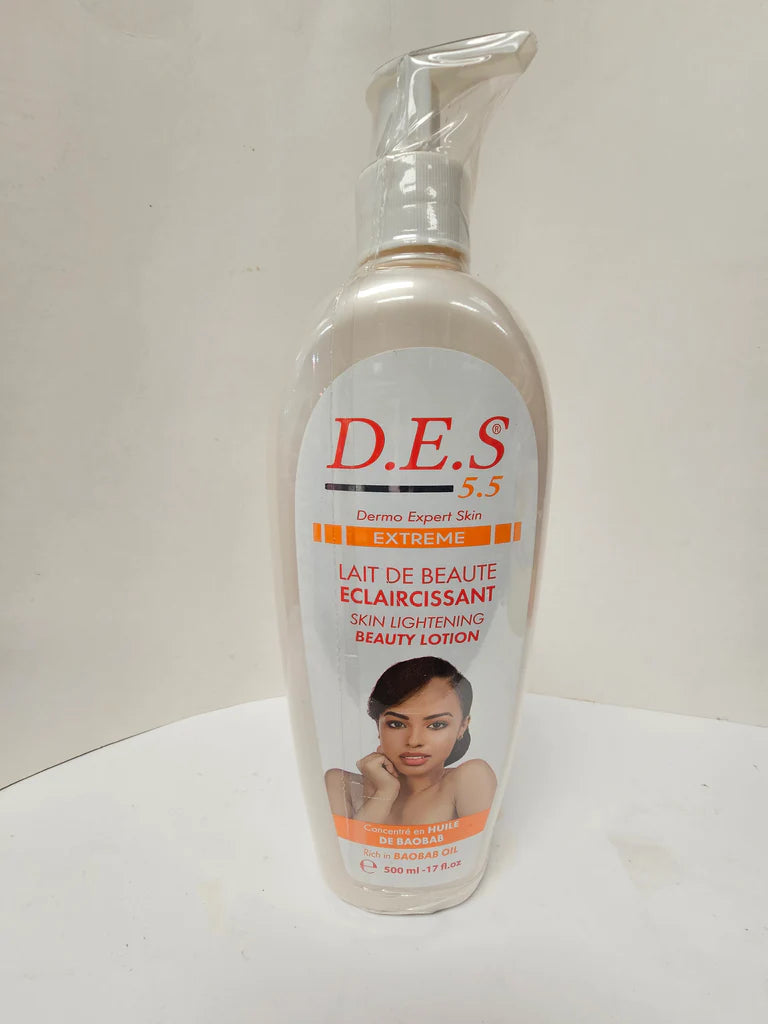 D.E.S 5.5 Extreme Skin Ientense Lotion 17oz D.E.S 5.5.