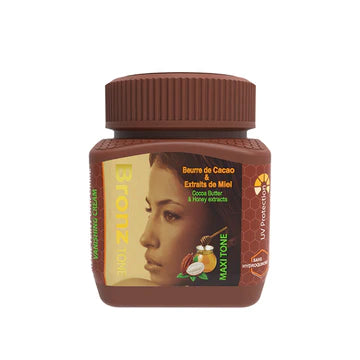 BRONZ TONE MAXI TONE JAR CREAM WITH COCOA BUTTER & HONEY 8.1 OZ Bronz Tone