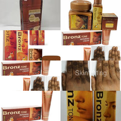 BRONZ TONE MAXI TONE JAR CREAM WITH COCOA BUTTER & HONEY 8.1 OZ