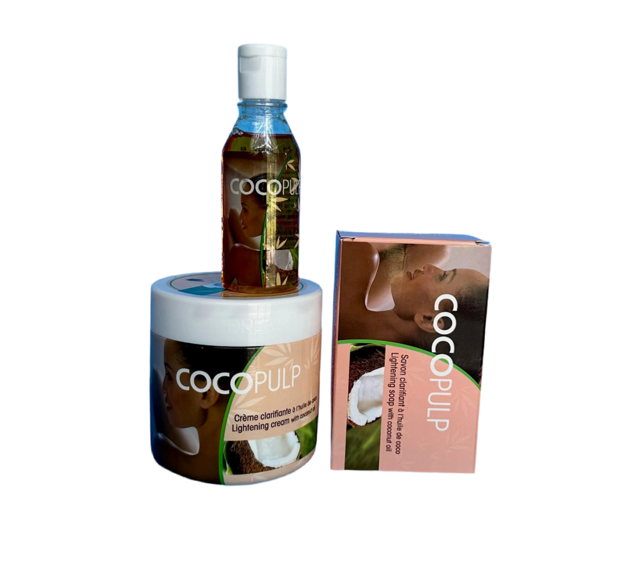 Cocopulp Dark Spot Corrector Set Fast Action with Vitamins C&E (Face, Knees, Neck, Elbows)