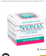 Deluxe Nadinola Bleaching Jar Cream 2.25 oz