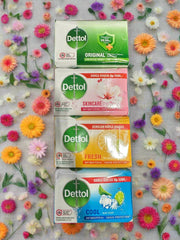 Dettol Anti-Bacterial Bar Soap, Fresh, 105 Gr / 3.7 Oz (12 Pack)