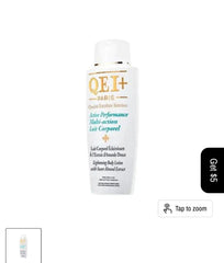 QEI+ Active Performance Multi-Action Moisturizing Toning Body Milk(Lotion) WIth Sweet Almond Oil 16.8 oz / 500 ml Qei +