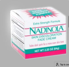 Deluxe Nadinola Bleaching Jar Cream 2.25 oz