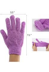 KISMET Shower Exfoliating Gloves Hand Exfoliating Glove (6PCS)