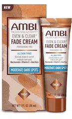 Ambi Even & Clear Fade Cream, Hyperpigmentation Treatment, Dark Spot Corrector.