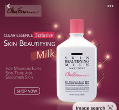 Clear Essence Exclusive Maxi-Tone Skin Beautifying Milk 10 oz / 283g