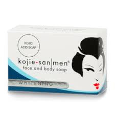 Kojiesan #277 Men face & body Whitening KOJIC ACID SOAP (White + Blue color box) 4.76oz/ 135g