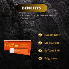 Carrot Glow Intense Toning Treatment Cream with Carrot Oil 1.7 oz / 50gr