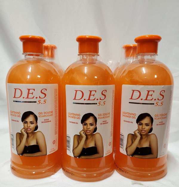 D.E.S.5.5 LIGHTENING SHOWER GEL