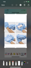 KISMET Shower Exfoliating Gloves Hand Exfoliating Glove (6PCS)