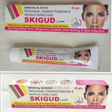 Skigud Cream 30g Fast Relief from Ringworm, Ezcema, Foot itching, & Skin Infection