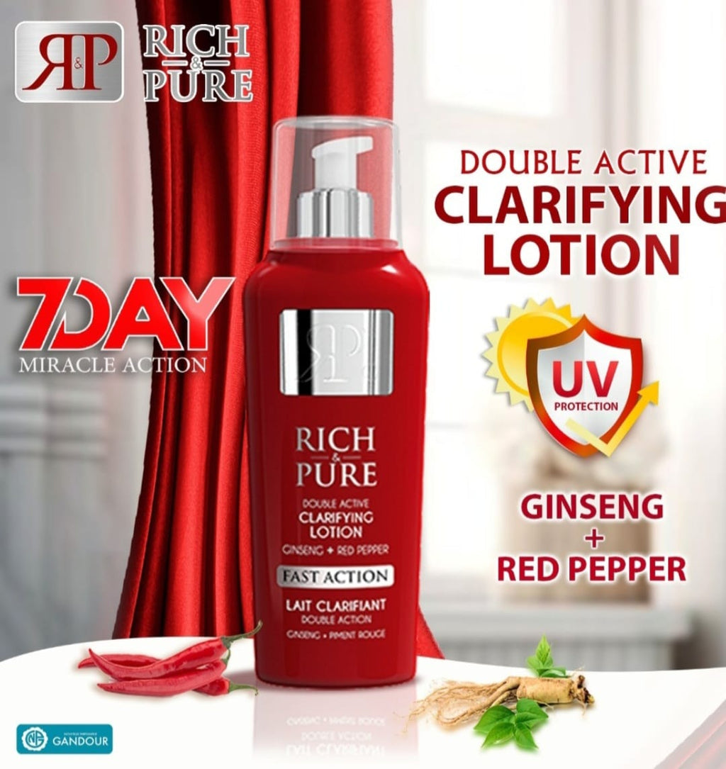 Rich Pure lightening milk combined with double active ginseng and red pepper 250 ml