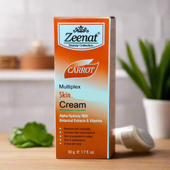 Zeenat Carrot Multiplex Skin Brightening Cream 50g