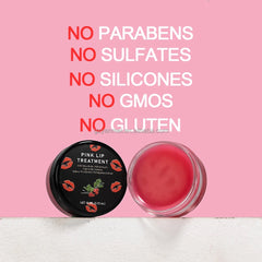 7 Days Rose Pink Lips Balm & LIghtening Sugar Scrub-2 pieces