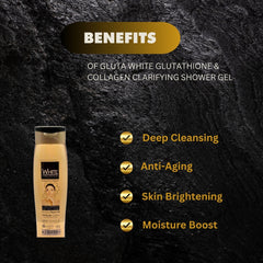 GLUTA WHITE GLUTATHIONE & COLLAGEN CLARIFYING SHOWER GEL 500 ML