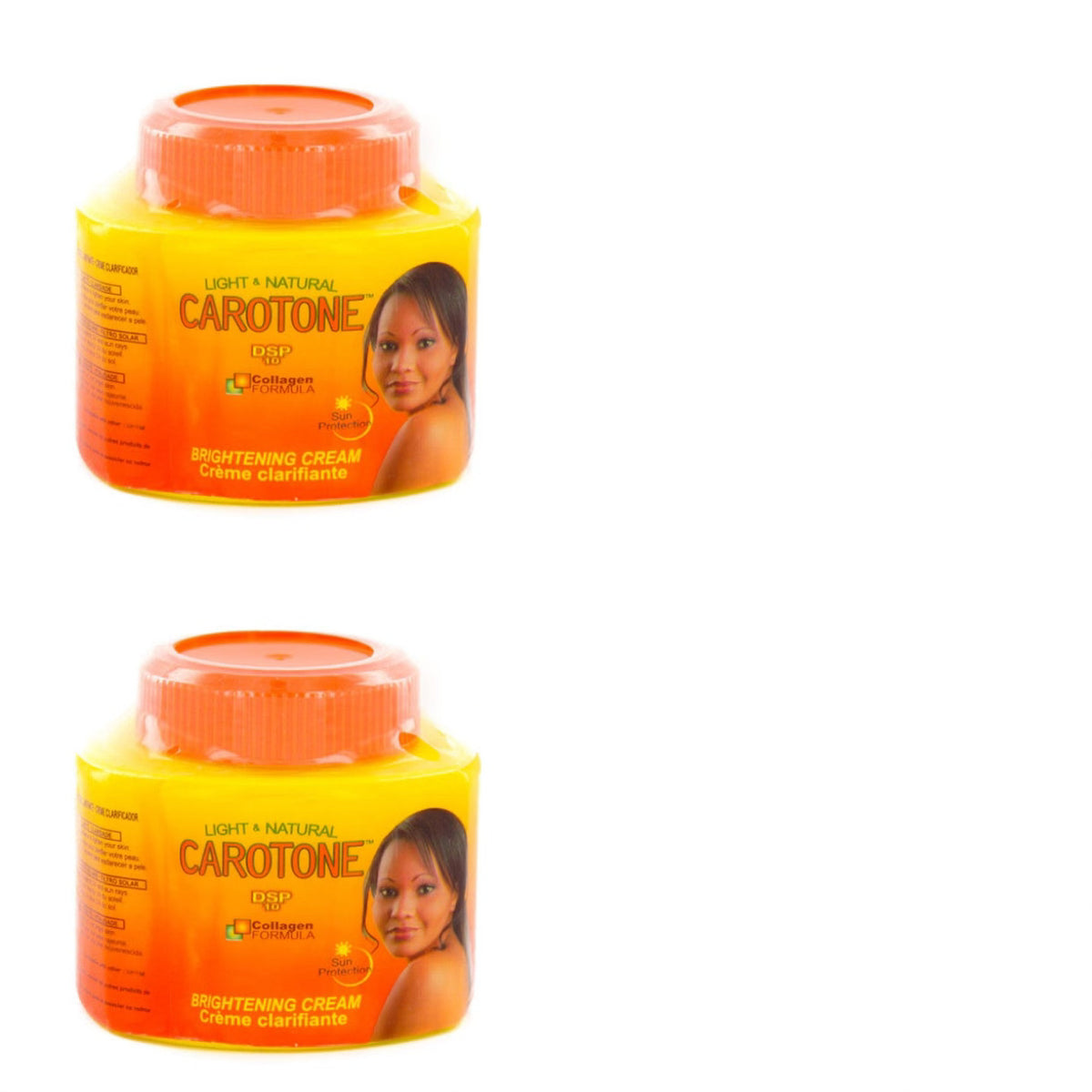 Carotone Brightening Cream (Small Jar) 4.5 oz/135 ml (2 PACK)