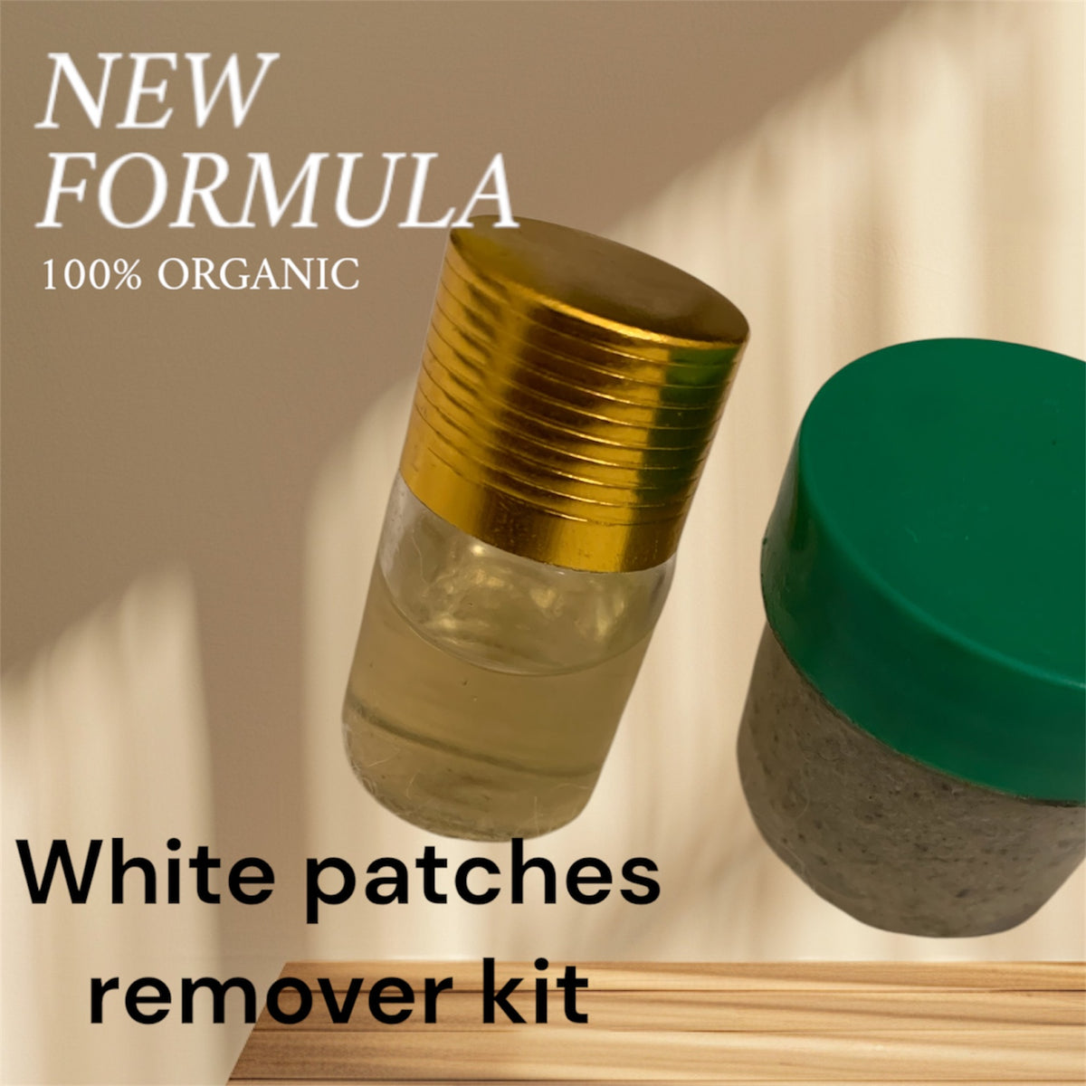 WHITE PATCHES remover kit.