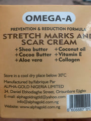 OMEGA-A STRETCH MARKS AND SCAR CREAM