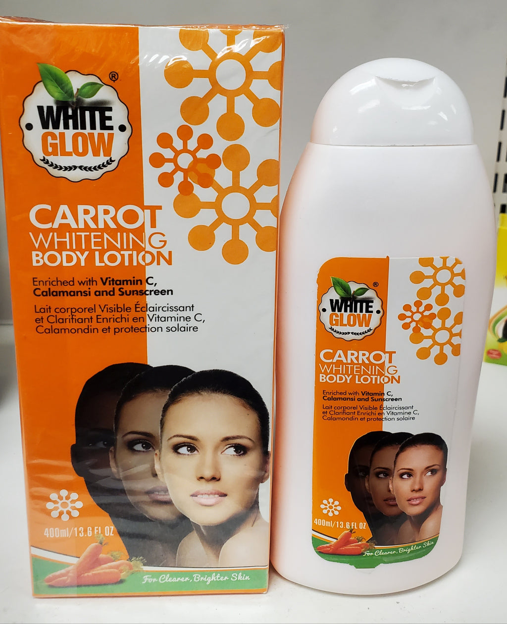 WHITE GLOW CARROT WHITENING BODY LOTION D+ CONCEPT