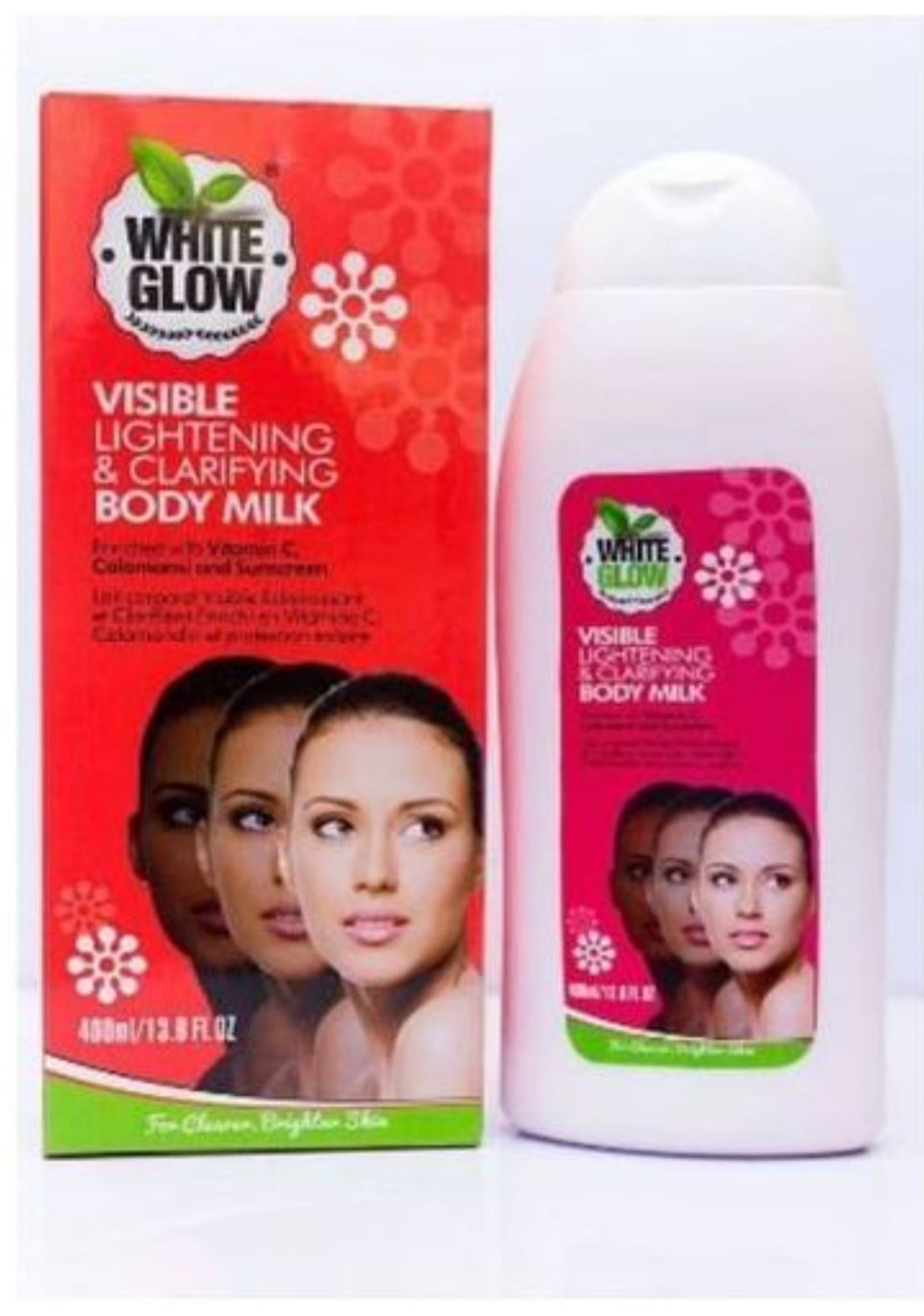 WHITE GLOW VISIBLE LIGHTENING & CLARIFYING BODY MILK D+ CONCEPT