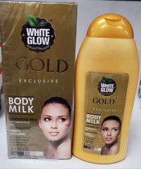 WHITE GLOW GOLD EXCLUSIVE WHITENING ANTI AGING EVEN TONE BODY MILK D+ CONCEPT