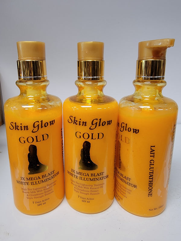 SKIN GLOW GOLD 3X MEGA BLAST WHITE ILLUMINATOR D+ CONCEPT