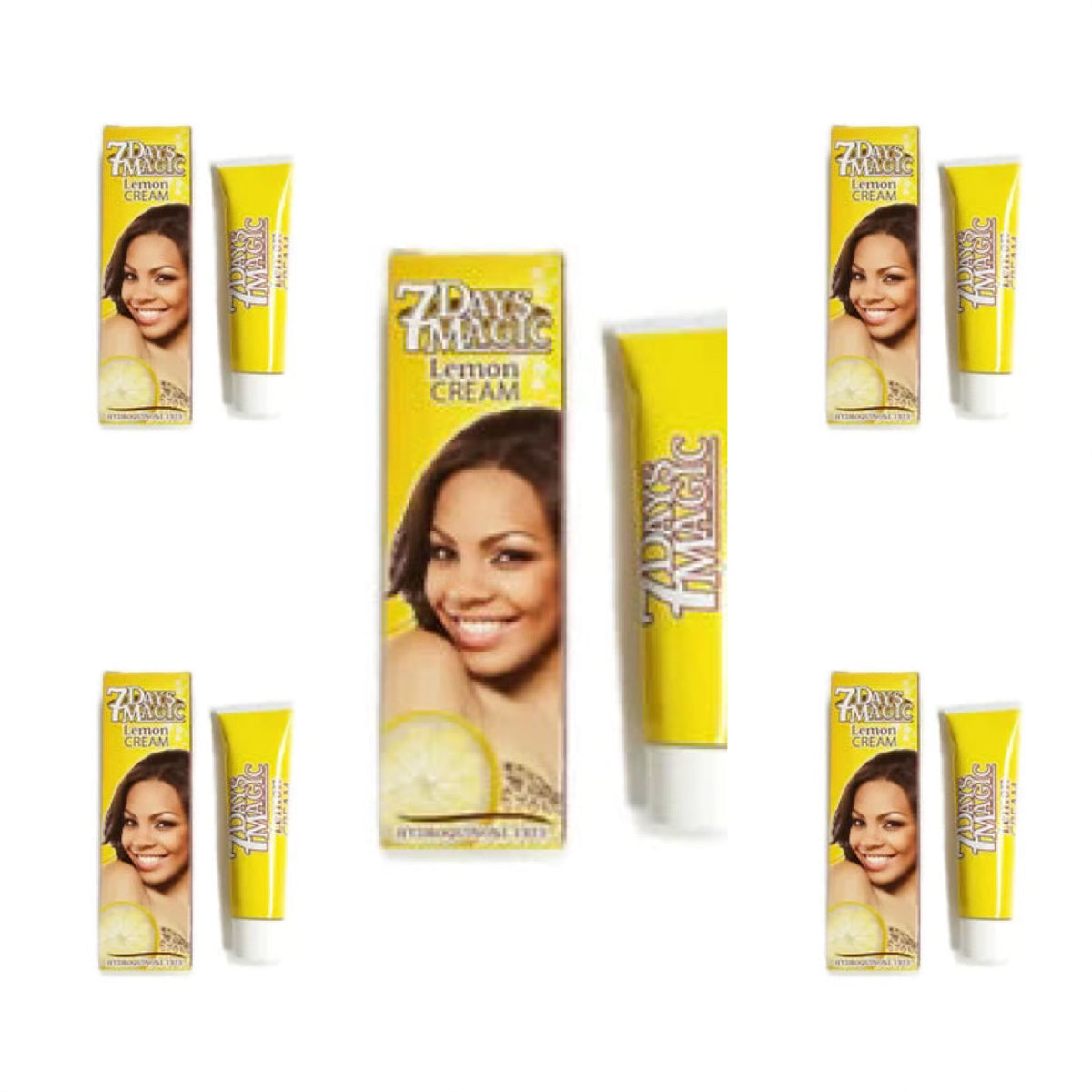 7 DAY MAGIC LEMON FACE AND BODY CREAM 30G (5 PACK) 7 Day Magic