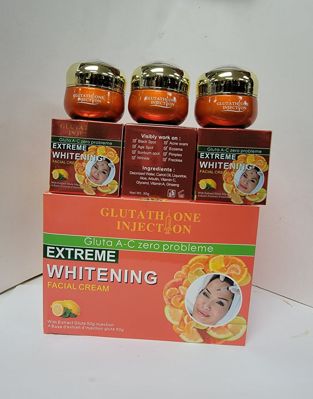 Glutathione injection gluta facial cream Kismet Beauty Brands