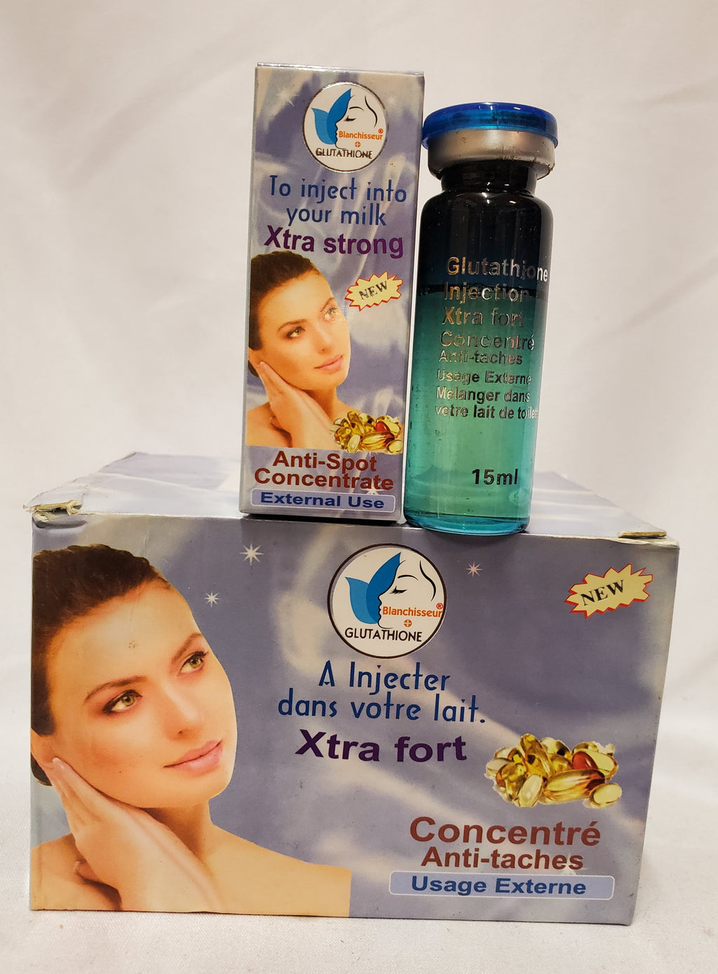 Glutathione Injection Xtra Strong Anti Spot Concentre Blanchisseur+ Glutathione