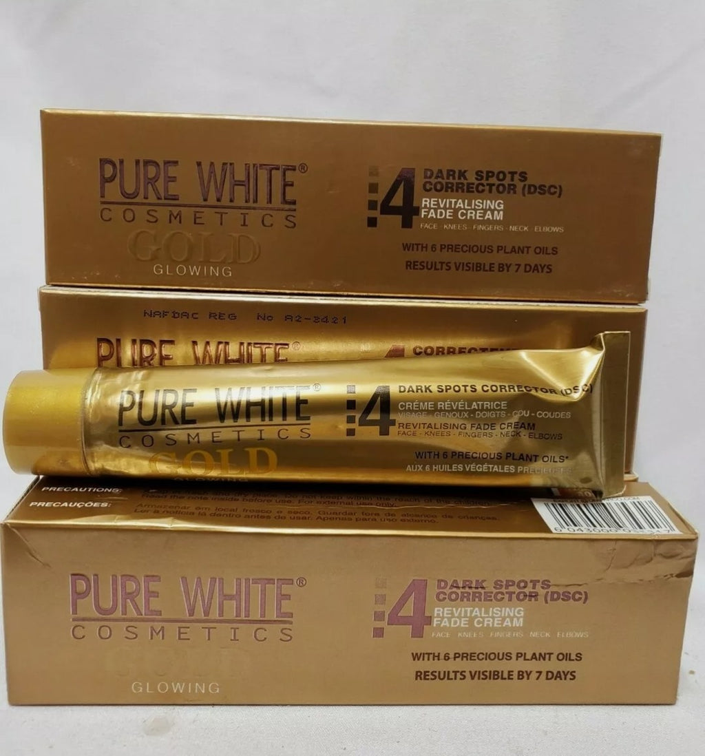 PURE WHITE GOLD 4 DSC REVITALIZING CREAM 40 G  (10 Pac PURE WHITE