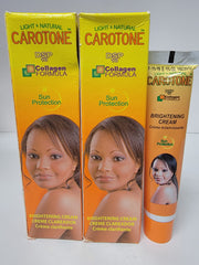 CaroTone Fast Action Brightening Cream(Tube) 1oz (5 PACK) carotone