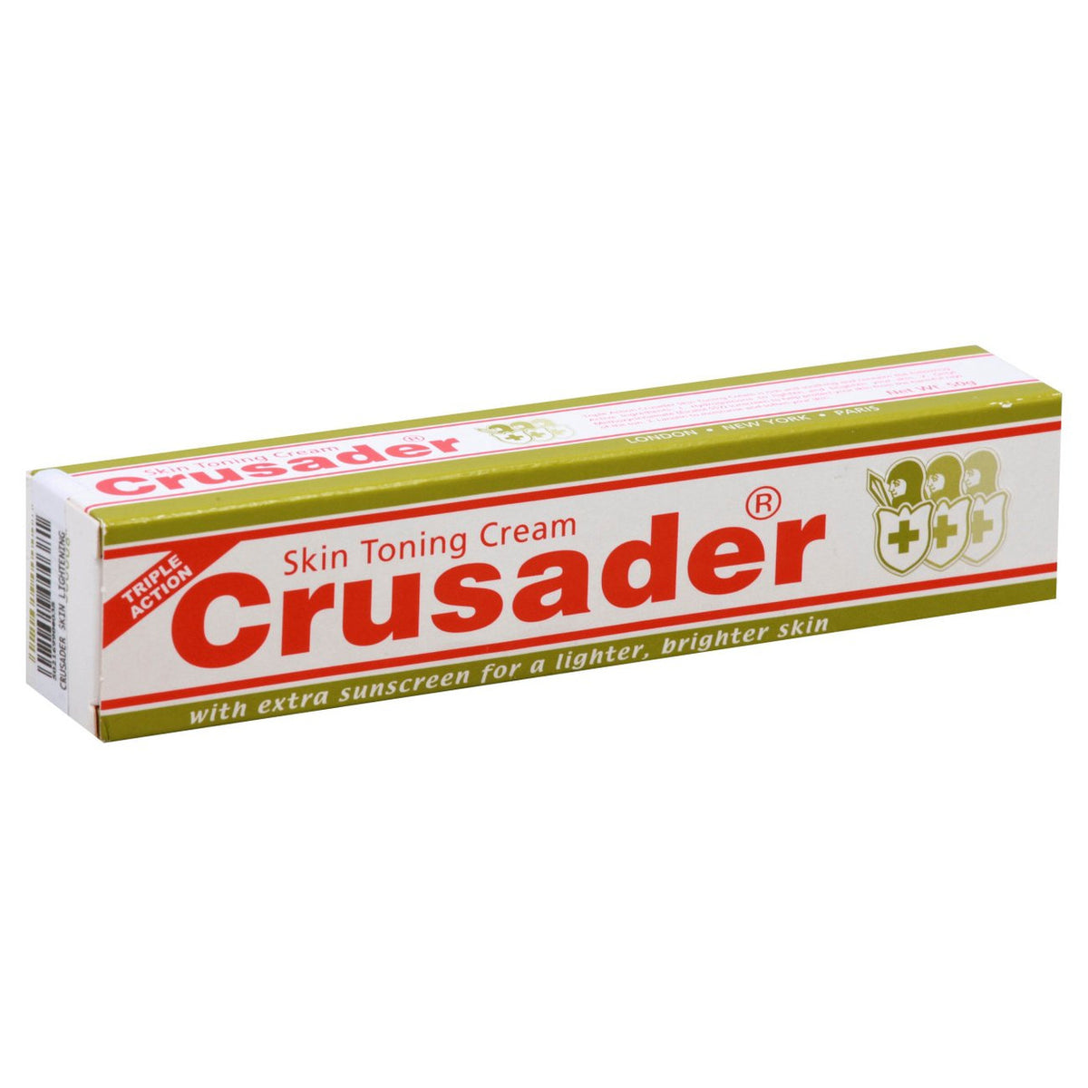 Crusader Skin Toning Cream Triple Action 1.76 oz Crusader