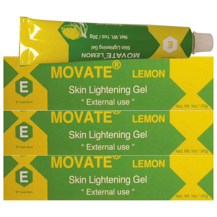 Movate Lightening Lemon Gel 1oz (3 Pack) movate