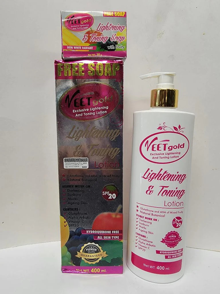 Veetgold Exclusive Lightening & Toning Lotion VEETGOLD