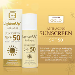 Omic LightenUp Anti-Aging Sunscreen SPF 50 Lighten Up