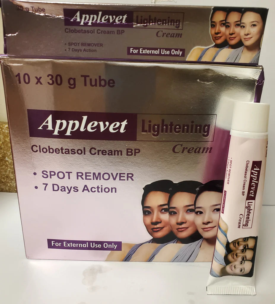 APPLEVET LIGHTENING TUBE CREAM ROYALGLOW ORGANICS