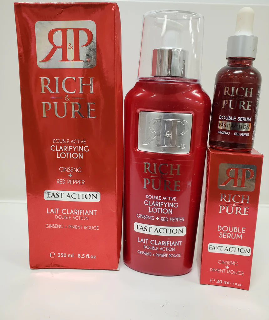 Rich Pure Double Action Clarifying Body Lotion 2pic Set RICH PURE