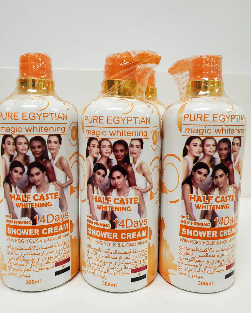 PURE EGYPTIAN MAGIC WHITENING HALF CASTE WHITENING SHOWER CREAM PURE EGYPTIAN MAGIC