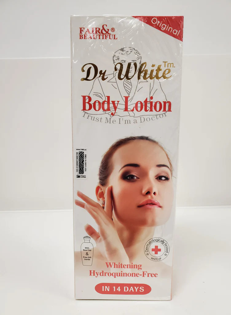 FAIR & BEAUTIFUL DR WHITE WHITENING BODY CREAM+ SOAP RoyalGlow Organics