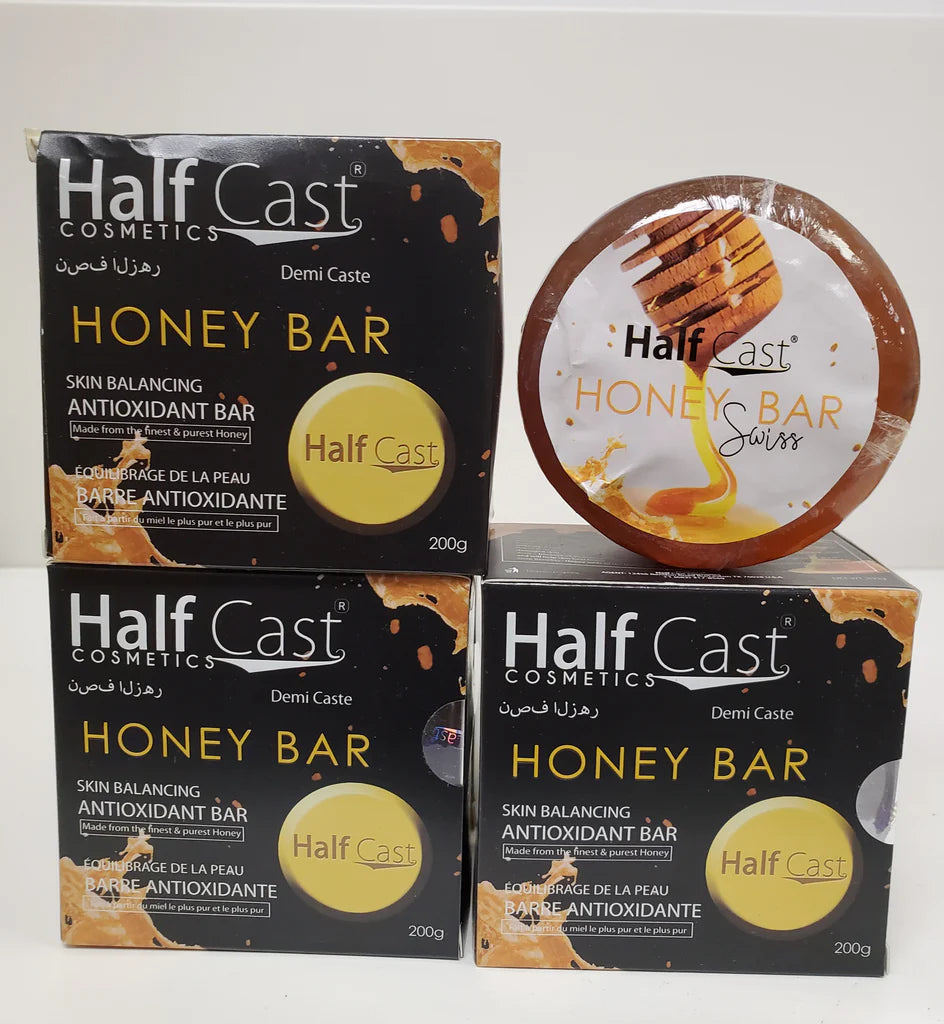 HALF CAST HONEY BAR SKIN BALANCING ANTIOXIDANT BAR SOAP NANO HALF CAST