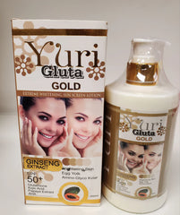 YURI GLUTA GOLD EXTREME WHITENING SUN SCREEN LOTION SPF 50+ GLUTAMASTER