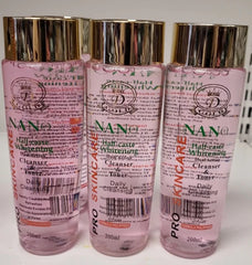 NANO HALF-CASTE WHITENING DUAL ACTION CLEANSER & TONER DAILY CLEANSING NANO HALF CAST