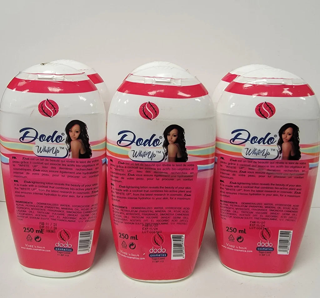 DODO SKIN LIGHTENING BODY LOTION +SKIN LIGHTENING BODY SOAP Dodo white up