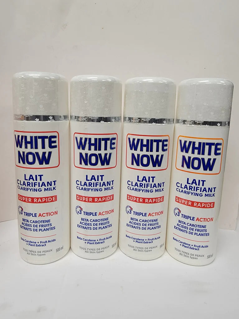 WHITE NOW SUPER RAPIDE LIGHTENING MILK TRIPLE ACTION WHITE NOW