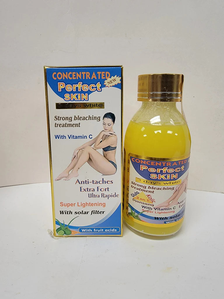 PERFECT SKIN 3 DAYS WHITE OIL STRONG BLEACHING TREATMENT WITH VITAMIN C RoyalGlow Organics